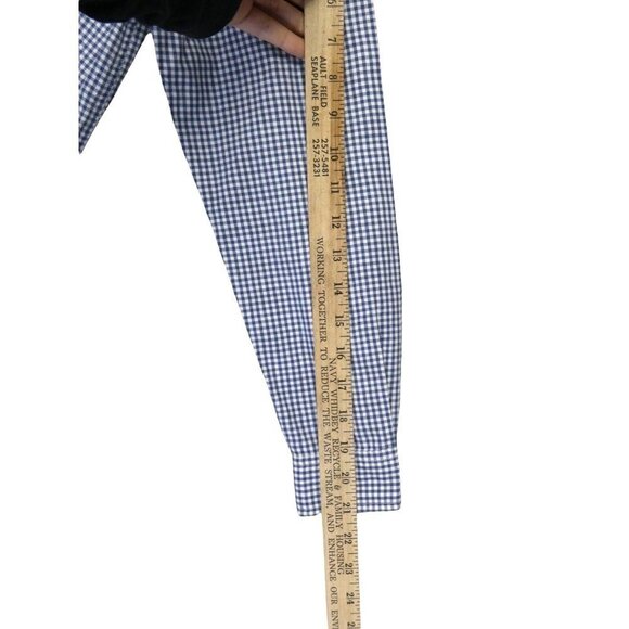 Vineyard Vines Whale Shirt Boys‎ M 12-14 Checkered Long Sleeve Button Down Youth - Picture 8 of 12